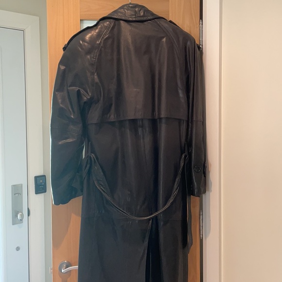 Full length leather jacket.  Excellent - Picture 5 of 6